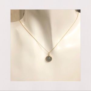 Labradorite & Gold Plated Sterling Silver Necklace